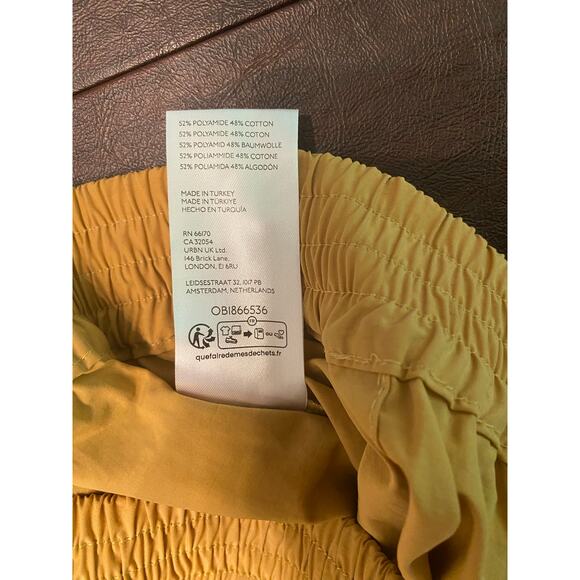 Anthropologie Pilcro Pull-On Cargo Pants Bronze M NWT Gorpcore - Picture 7 of 11